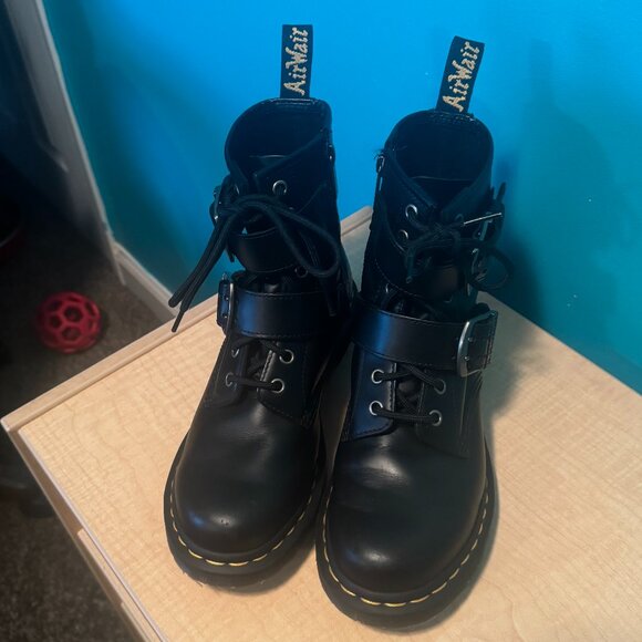 Dr. Martens Shoes - Dr. Martens double buckle boots ~ 8